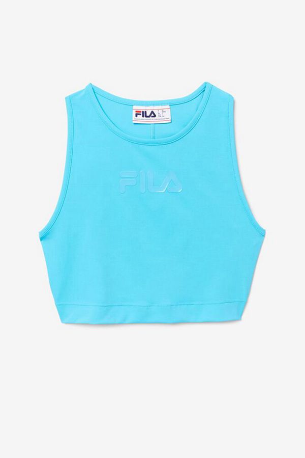 Fila Topy Damske Modre - Alva Athletic Crop Vypredaj - Slovakia 53297-PADK